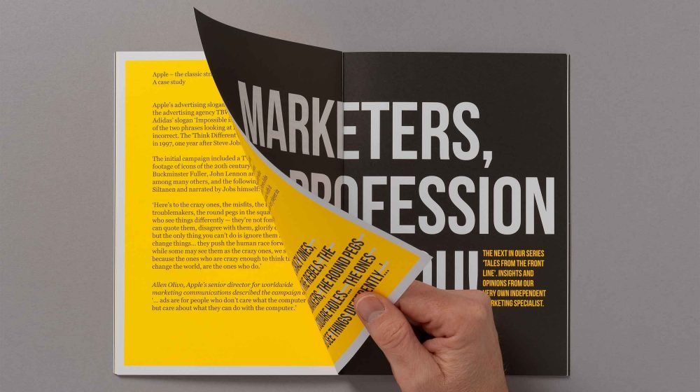 Branding And Graphic Design Magazine Spread | Logo Designer | Copywriter | Cambridge | Sable and Hawkes