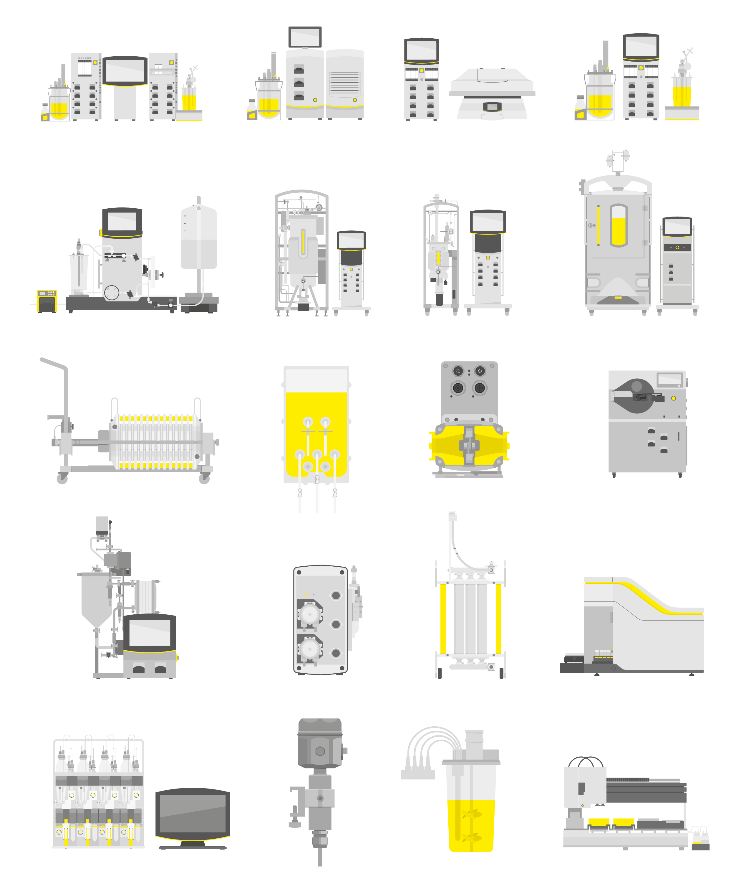 Digital Science Product An Process illustrations for Life Science Biotech | Branding | Graphic Design | Copywriter | Cambridge | Sable and Hawkes