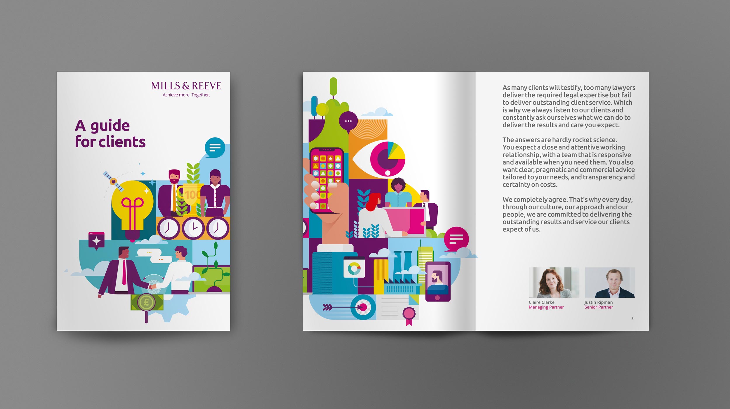 Solicitor Client Services Brochure Design | Branding | Logo Designer | Copywriter | Cambridge | Sable and Hawkes