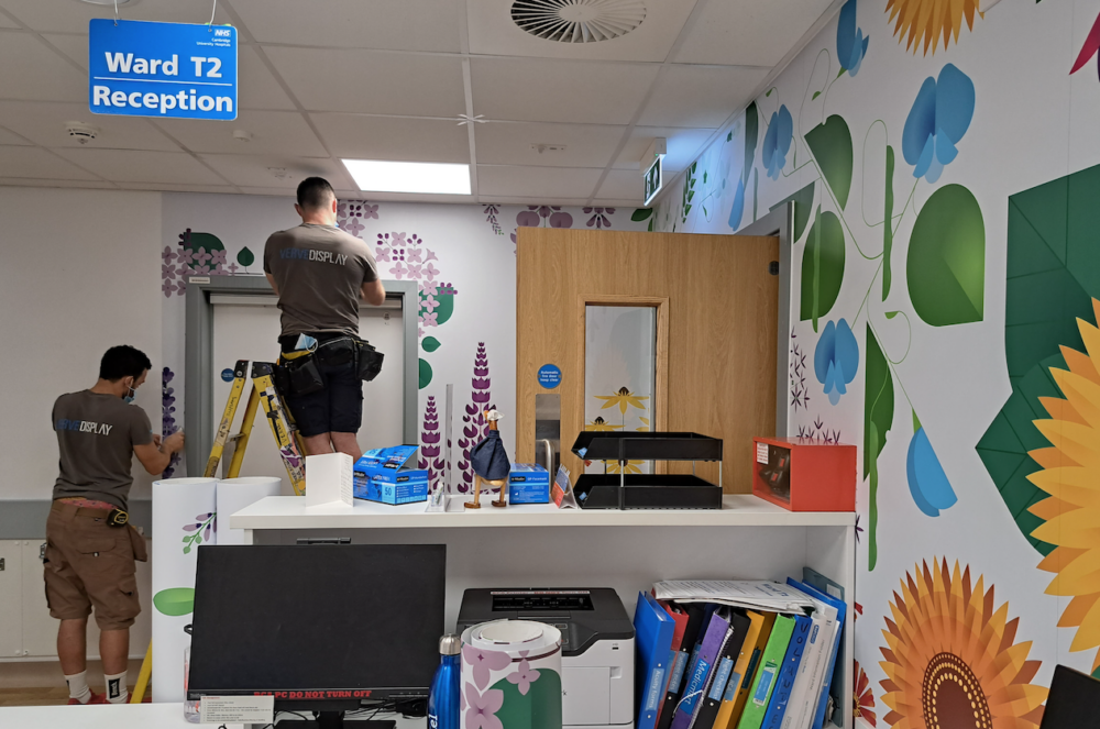 Hospital environment design installation